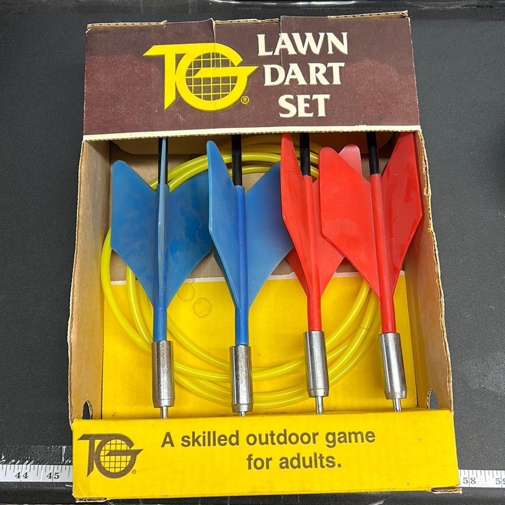 Vintage Lawn Dart Set NIB